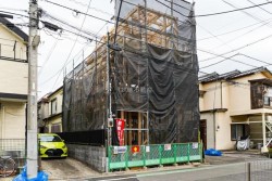 ■葛飾区東新小岩４丁目新築分譲住宅
■３LDK＋車庫付き
■西南×南東の角地！
■パナソニック製システムキッチン＆浴室＆浴室乾燥機