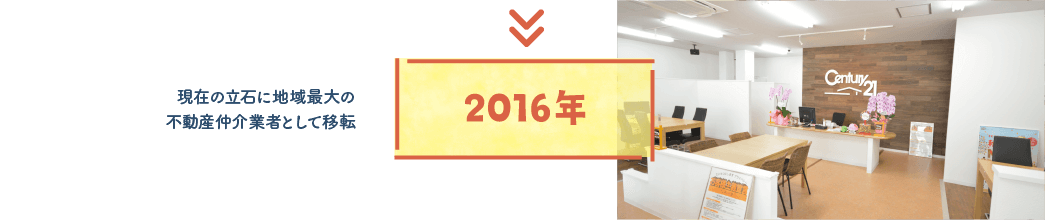 2016年立石に移転